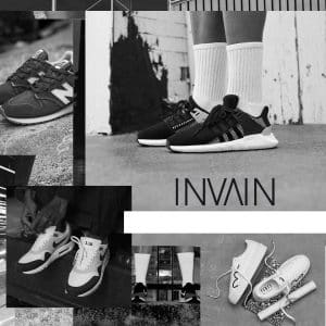 Movimiento Invain, sneakers y footwear de marcas prestigiosas