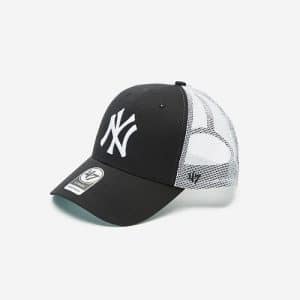 gorra con rejilla NYC color negro y blanco