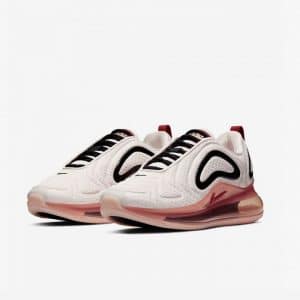 Zapatillas de Nike Air Max 720 rosas, negras y blancas para mujer