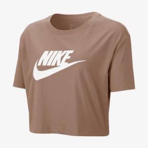 Camiseta de Nike cropped rosa para mujer