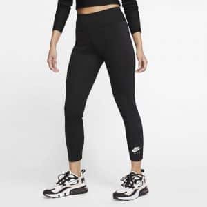 Mallas de Nike cropped negras para mujer