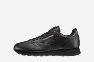 Zapatillas Reebok Classic Leather en negro como icono de la marca de deportivas