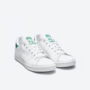 Zapatillas adidas Stan Smith blancas y verdes para mujer
