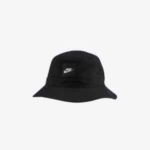 Bucket hat de Nike Sportswear en negro con logo blanco