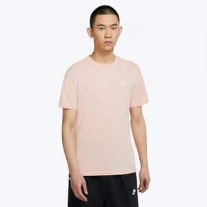 miseta de Nike Sportswear Club de manga corta en rosa para hombre 