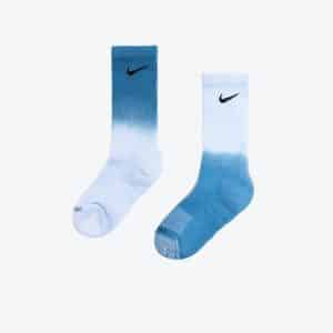 Calcetines Nike Everyday azules y blancos unisex