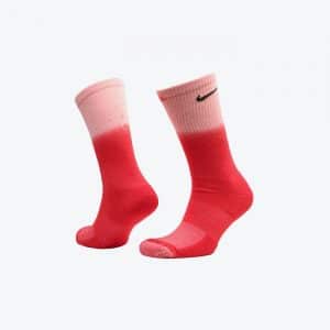 Calcetines Nike Everyday rojos y rosas unisex
