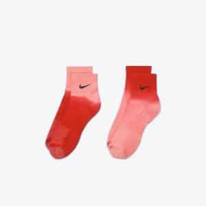 Calcetines Nike Everyday rojos y rosas bajos unisex