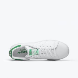 Zapatillas adidas Stan Smith para mujer blancas con detalles en verde
